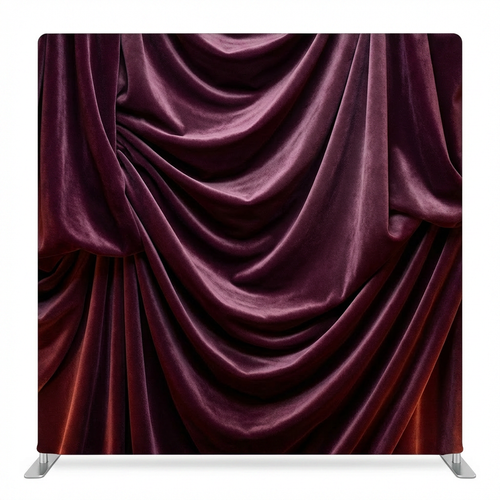 Royal Amethyst Drape Pillowcover Backdrop