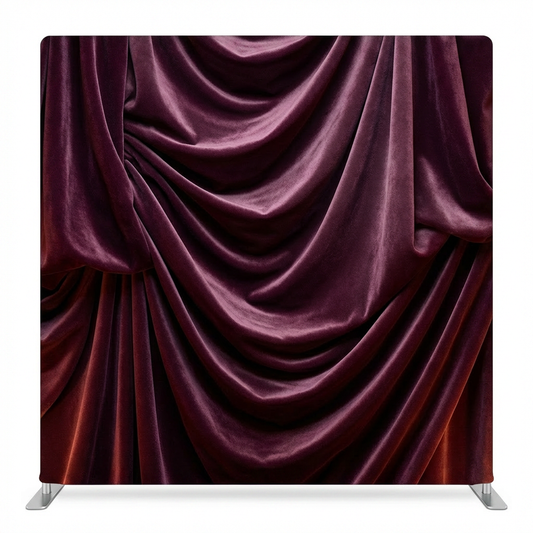 Royal Amethyst Drape Pillowcover Backdrop
