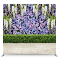 Wisteria Terrace Double-Sided Pillowcover Backdrop - Back