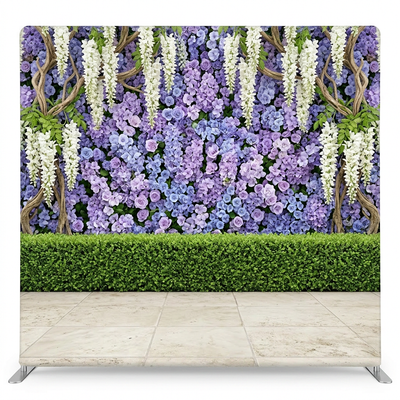 Wisteria Terrace Double-Sided Pillowcover Backdrop - Back