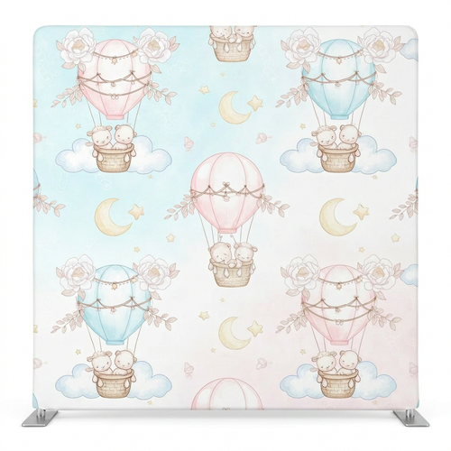 Celestial Dream Drift pillowcover backdrop featuring starry night sky design by True Backdrops, perfect for photography backgrounds.