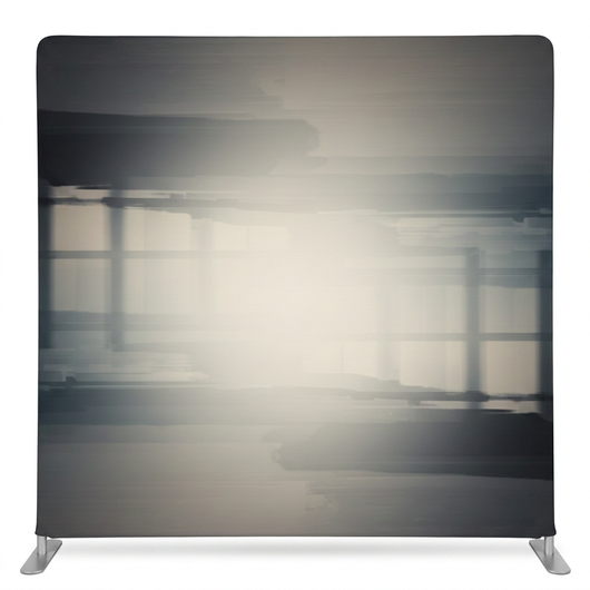 Muted Horizon Glow pillowcover backdrop by True Backdrops, featuring soft gradient colors and textured fabric for photography backgrounds.