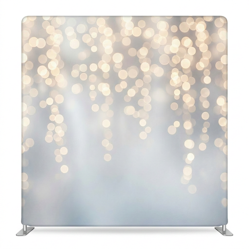 True Backdrops Starlit Silhouette Pillowcover Backdrop with starry night design on fabric, ideal for photography backgrounds.