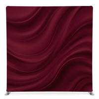 Midnight Crimson Double-Sided Pillowcover Backdrop - Front