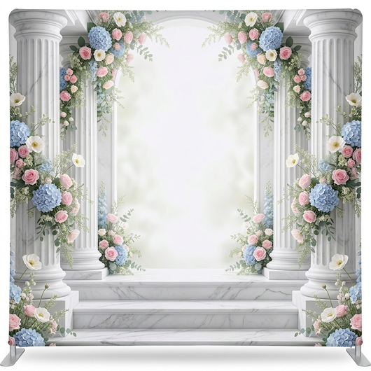 Ivory Ethereal Double-Sided Pillowcover Backdrop - Back