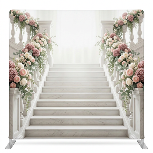 Alabaster Ascent pillowcover backdrop by True Backdrops, featuring a soft, neutral fabric with a smooth, elegant finish.