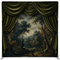 Velvet Woodland Theater Pillowcover Backdrop