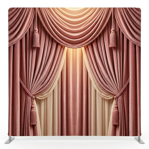 Grand Opera Mauve Pillowcover Backdrop by True Backdrops, featuring soft mauve fabric with elegant pillowcover design.