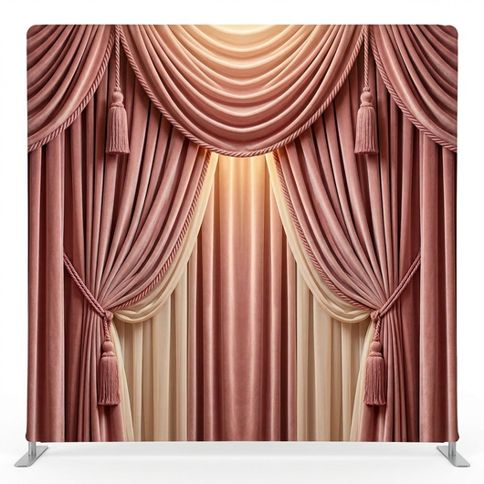 Grand Opera Mauve Pillowcover Backdrop by True Backdrops, featuring soft mauve fabric with elegant pillowcover design.