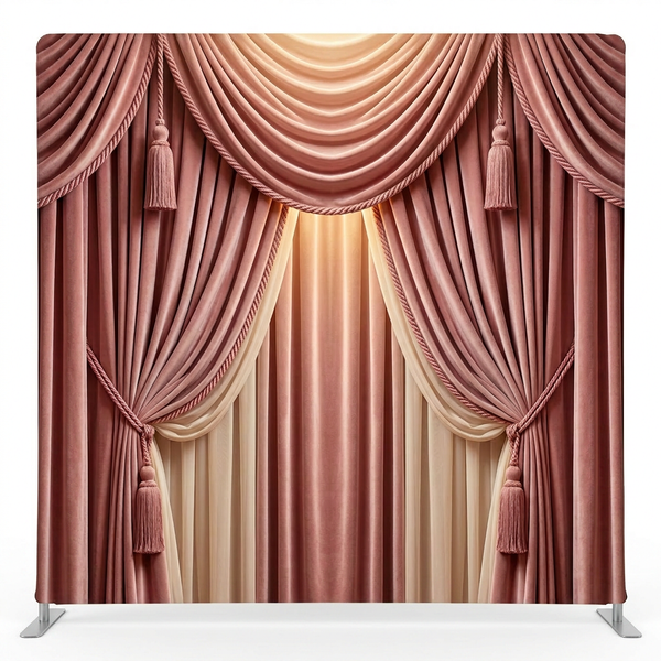 Grand Opera Mauve Pillowcover Backdrop by True Backdrops, featuring soft mauve fabric with elegant pillowcover design.
