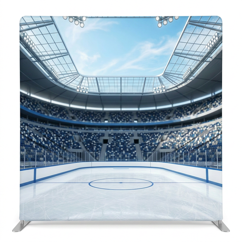 Frozen Glory Pillowcover Backdrop by True Backdrops featuring a colorful, icy-themed pillowcover design for photography backgrounds