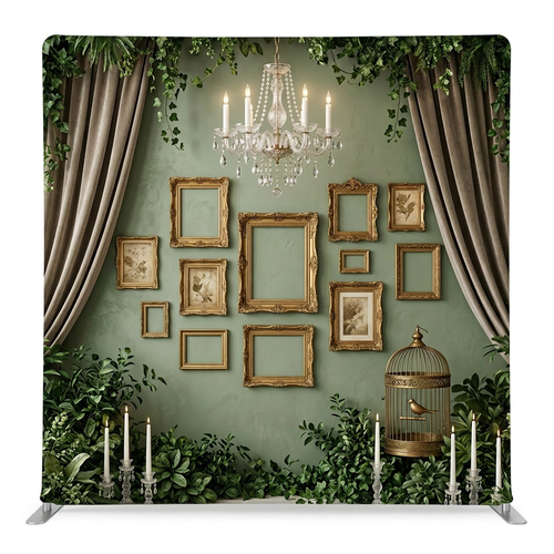 Emerald Manor Conservatory Pillowcover Backdrop