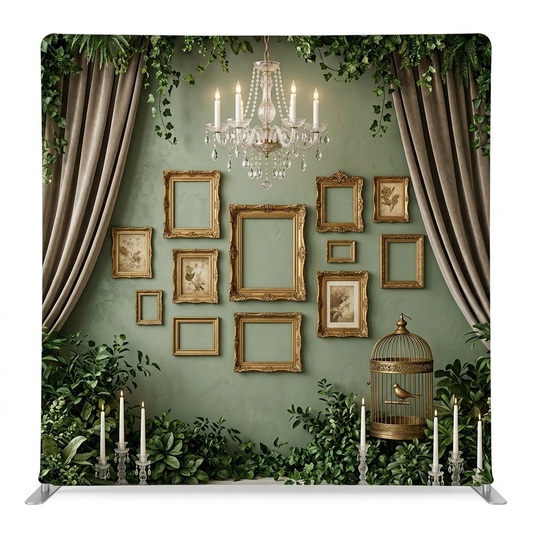 Emerald Manor Conservatory Pillowcover Backdrop