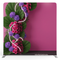 Neon Bloom Labyrinth Pillowcover Backdrop