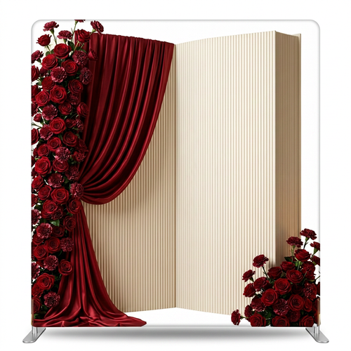 Vintage Love Story Pillowcover Backdrop