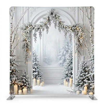 Winter Midnight Double-Sided Pillowcover Backdrop - Front