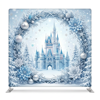 Midnight Frosted Double-Sided Pillowcover Backdrop - Back