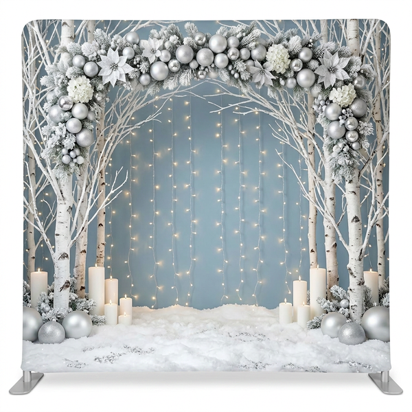 Silver Birch Starlight Pillowcover Backdrop