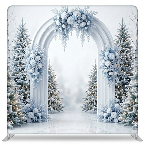 Everlasting Winter Arch Pillowcover Backdrop