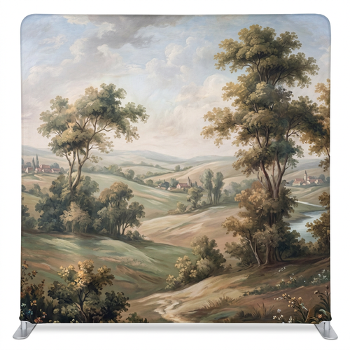 Vintage Valleyside Mornings Pillowcover Backdrop