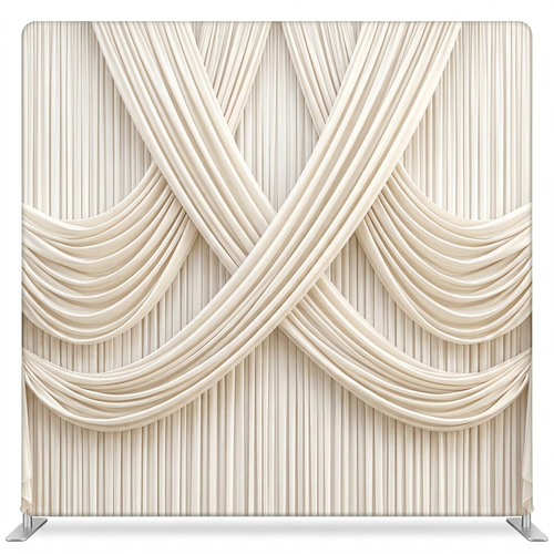 Alabaster Silk Swell Pillowcover Backdrop
