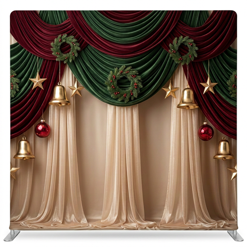 Evergreen Opera House Pillowcover Backdrop