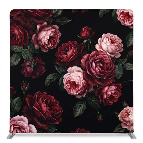 Moody Rose Noir Pillowcover Backdrop