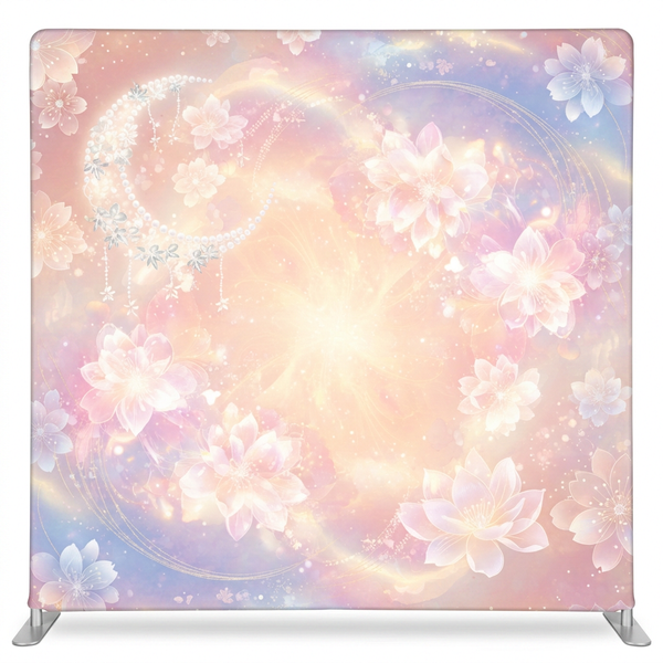 Celestial Petal Drift Pillowcover Backdrop