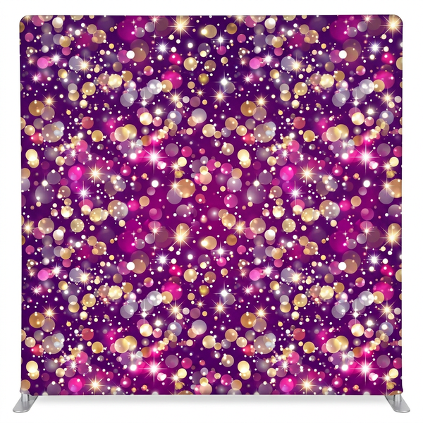 Stellar Plum Radiance Pillowcover Backdrop