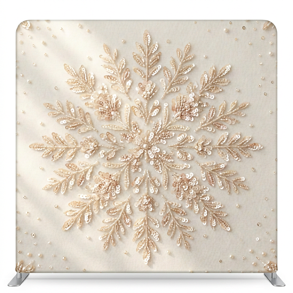Gilded Winter Heirloom Pillowcover Backdrop