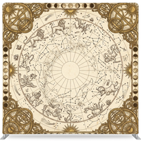 Cosmic Dawn Scroll Double-Sided Pillowcover Backdrop - Front