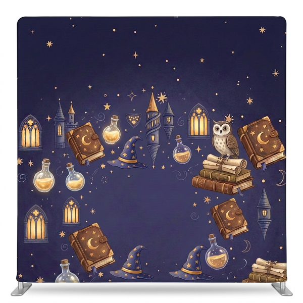 Wonderfully Wizardly (Kids Height) Pillowcover Backdrop