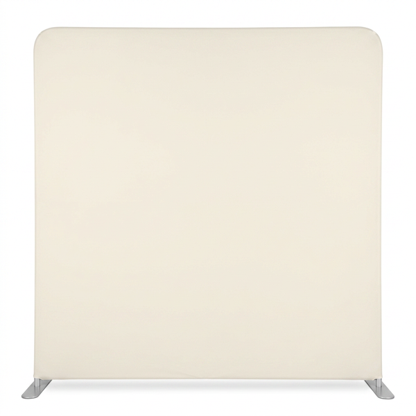 Ivory Cream Solid Pillowcover Backdrop