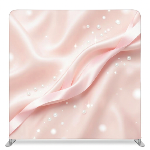 Pink Ribbon Serenity Pillowcover Backdrop