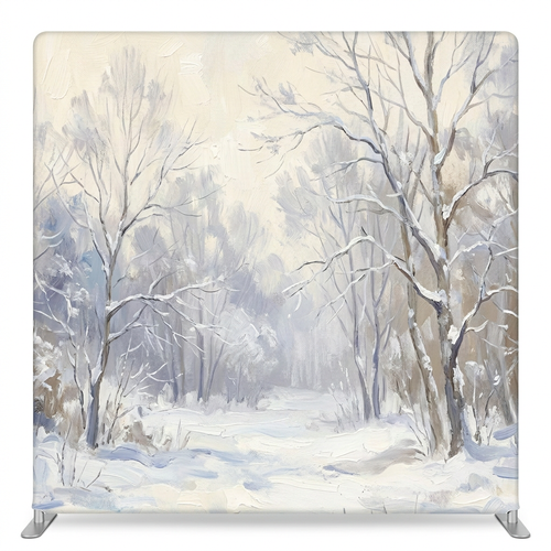 Painted Winter Silence Pillowcover Backdrop