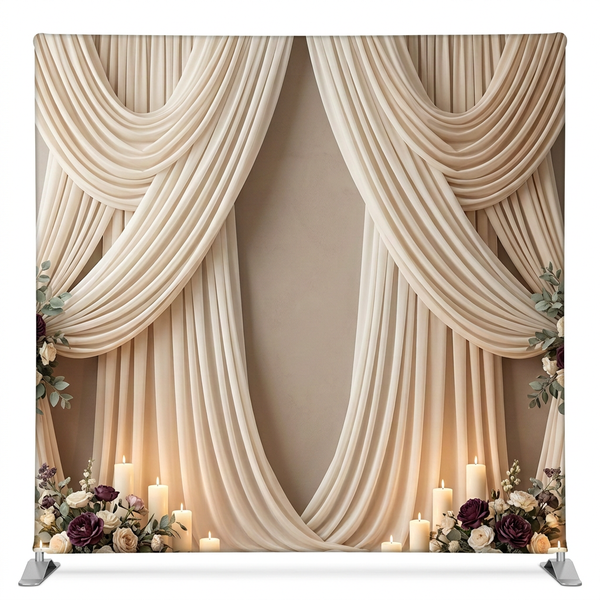 Champagne Vows Pillowcover Backdrop