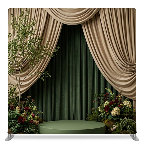 Evergreen Manor Velvet Pillowcover Backdrop
