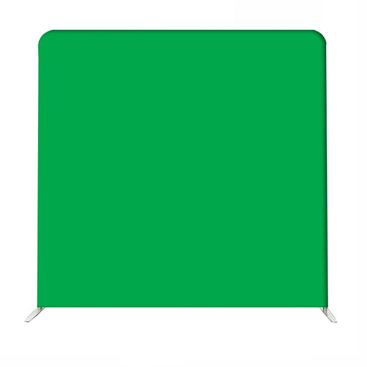 Green hedge double-sided pillow cover backdrop by True Backdrops, showing vibrant green foliage pattern on both sides.
