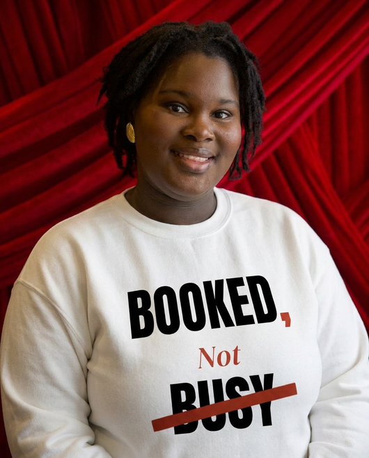 Booked, Not Busy Crewneck