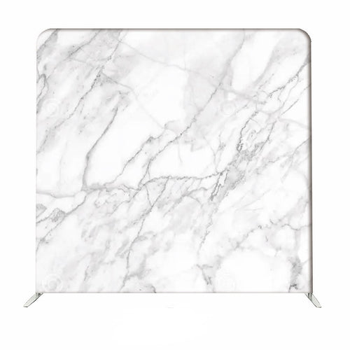 Black and white marble double-sided pillow cover featuring elegant marble pattern, ideal for home decor or photography backdrops.