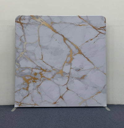 Double-sided pillowcover backdrop by True Backdrops featuring customizable design and vibrant fabric on both sides.