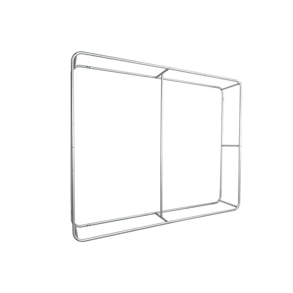 RecyclingDisplay 3D light box backdrop, 8x8 feet, with a straight background design for event or display use