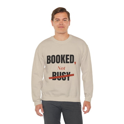 Booked, Not Busy Crewneck