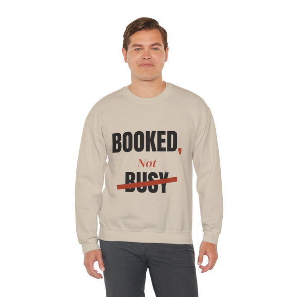 Booked, Not Busy Crewneck