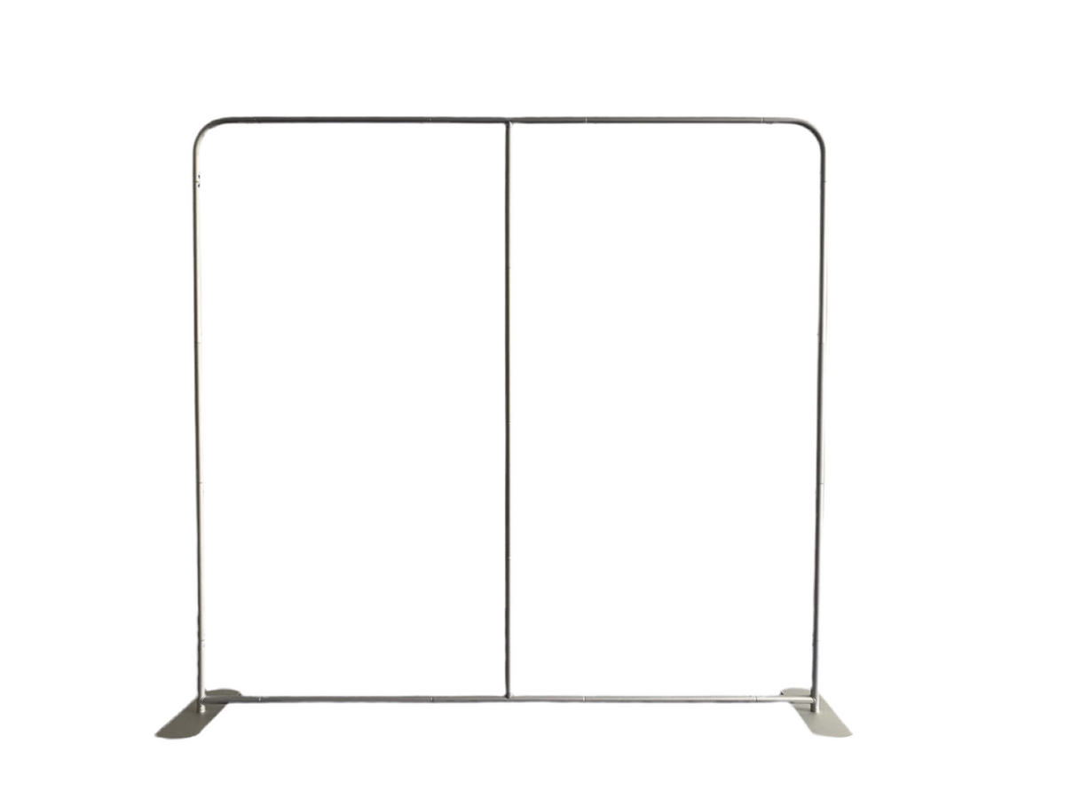 True Backdrops pillow cover backdrop frame only, metal support structure for photography or event displays.
