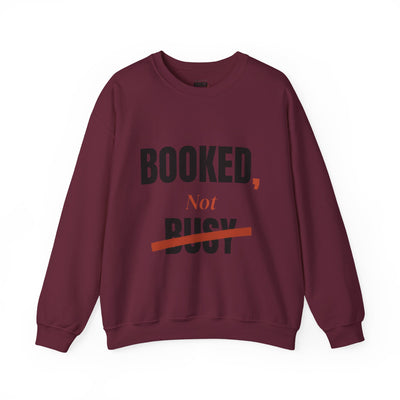 Booked, Not Busy Crewneck