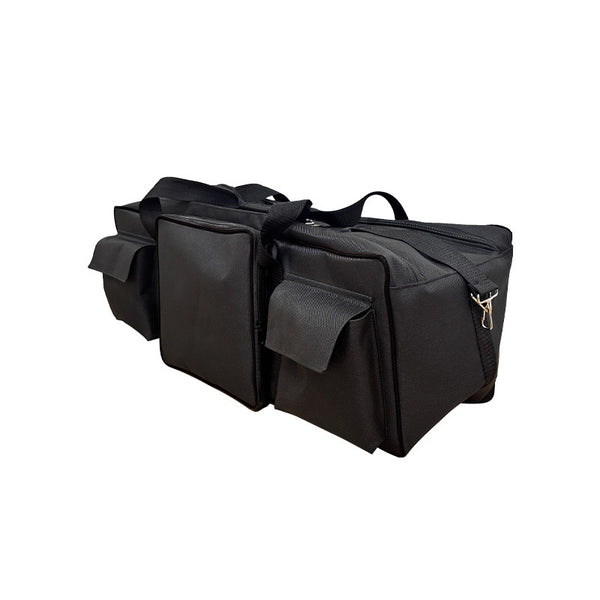 Deluxe storage bag for pillow cover stands by True Backdrops, showing a spacious, durable fabric bag with handles for easy transport.