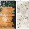 8x8 Mr&Mrs / Floral Double Sided Pillow Cover Backdrop (Ships Next Day)