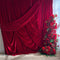 Pre-Pleated Velvet Drapery Backdrop with Pole Pocket