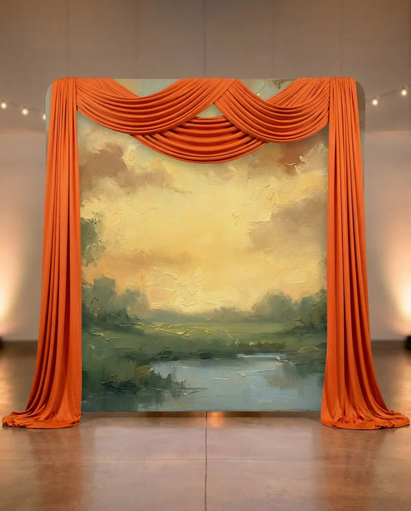 The Styled Set | Pillowcover Backdrop + Matching Drape Panels